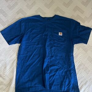 Carhartt Men's Classic Blue Tee with Pocket